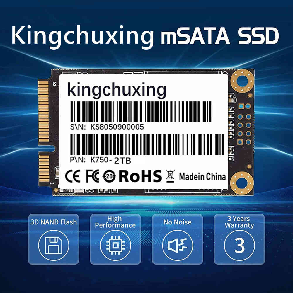 High-Speed mSATA SSD - 240GB/512GB Mini SATA Drive for Laptops and Ultrabooks