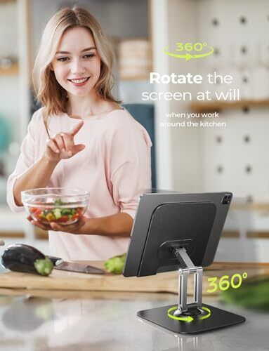 Adjustable iPad Stand Holder for Desk Use
