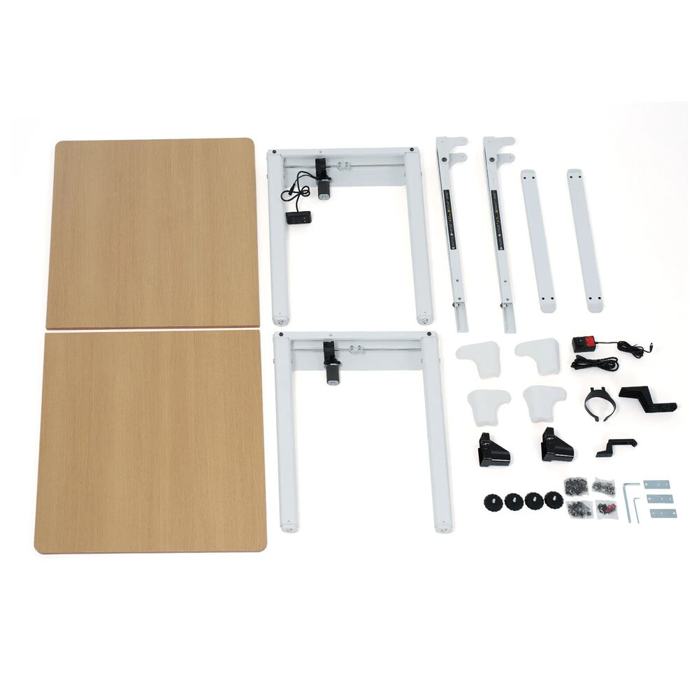 Adjustable Height Standing Desk with Spacious Office Area