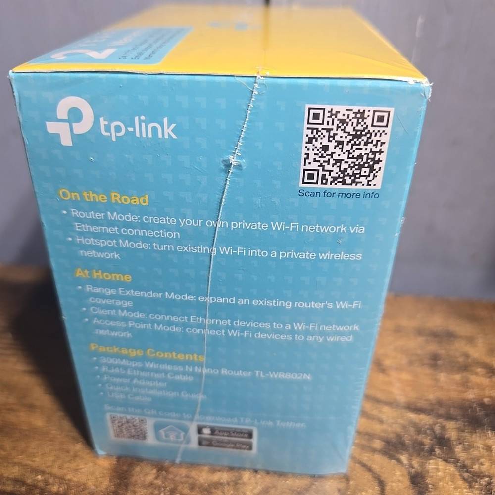TP-Link TL-WR802N Wireless-N300 Nano Router