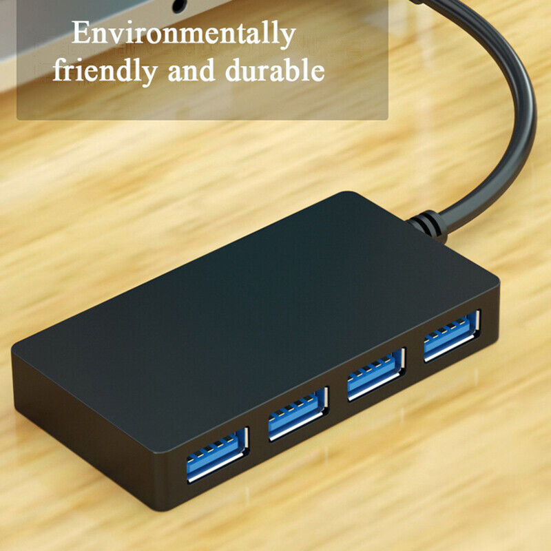 4 Port USB 3.0 Hub Multi Splitter Adapter