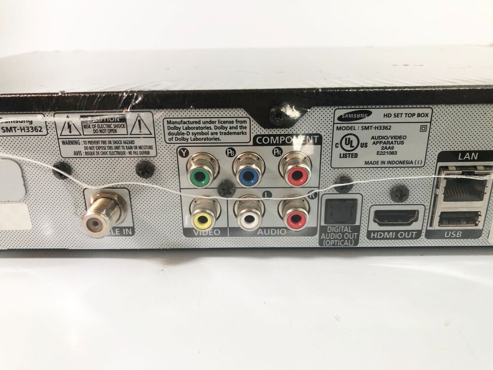 Samsung HD HDMI Model SMT-H3362 Home Network Digital Set-Top Box