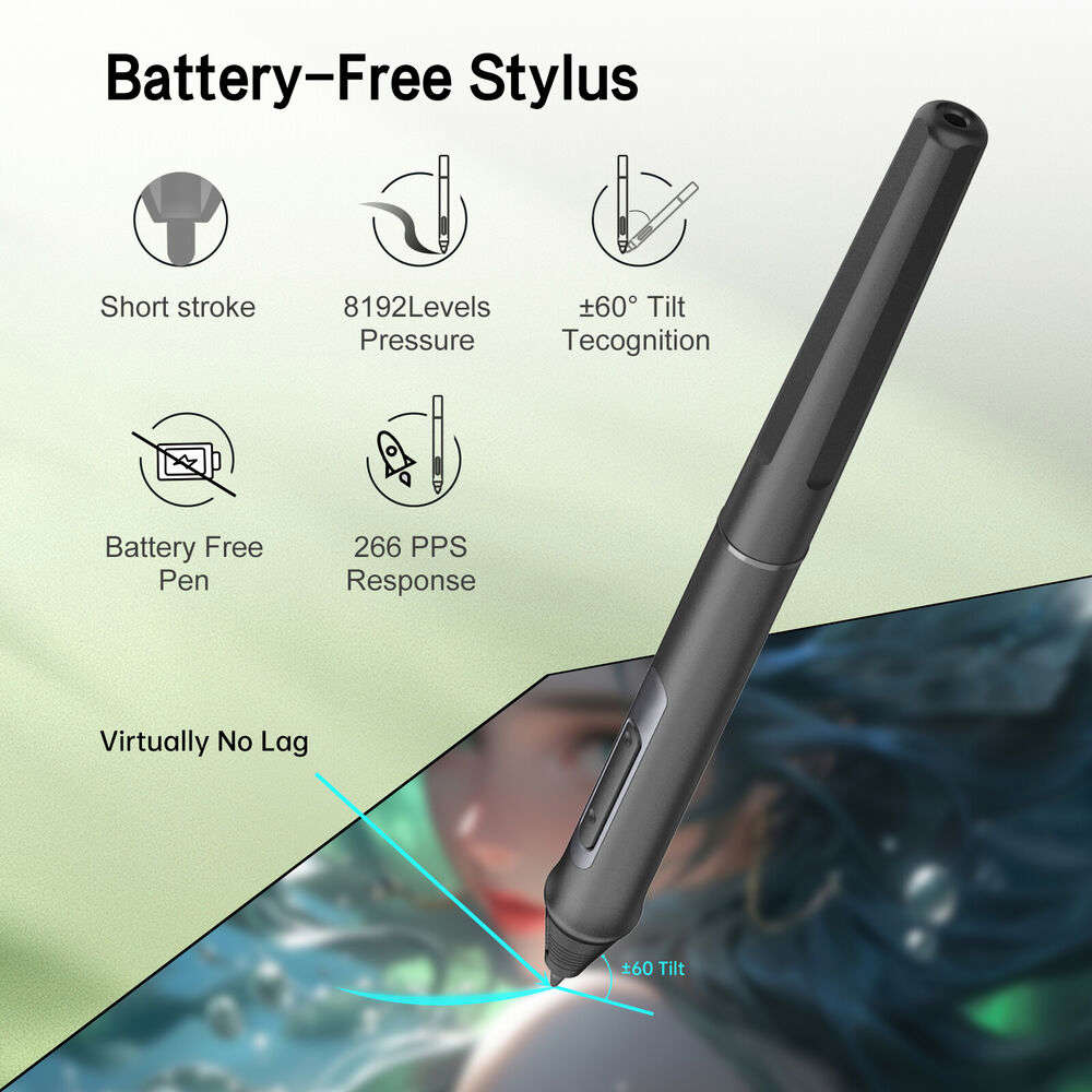 Bisofice 12HD-A H-IPS Graphics Drawing Tablet
