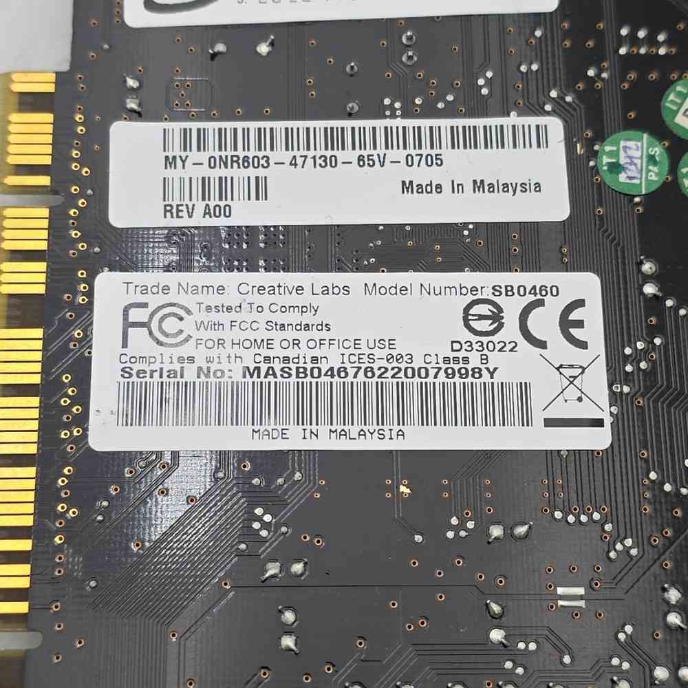 Creative Sound Blaster X-Fi PCI GOLD High-Performance Sound Card