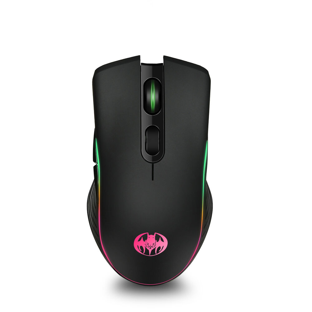 7 Color LED Backlight Wireless USB Rechargeable Gaming Mouse