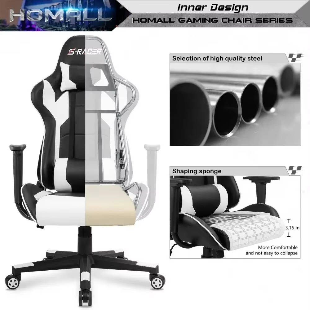 Premium Leather High Back Gaming and Office Chair