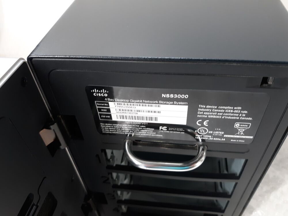 Cisco NSS3000 Series 4-Bay Gigabit Network Storage