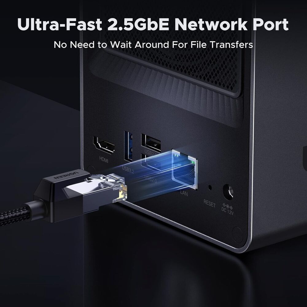 Ultra-Fast NASync 2-Bay Network Storage with 8TB Drives