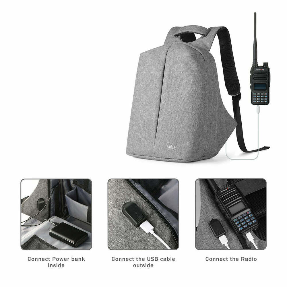 Raddy Multi-Function Backpack for Ham Radio and Laptop Storage