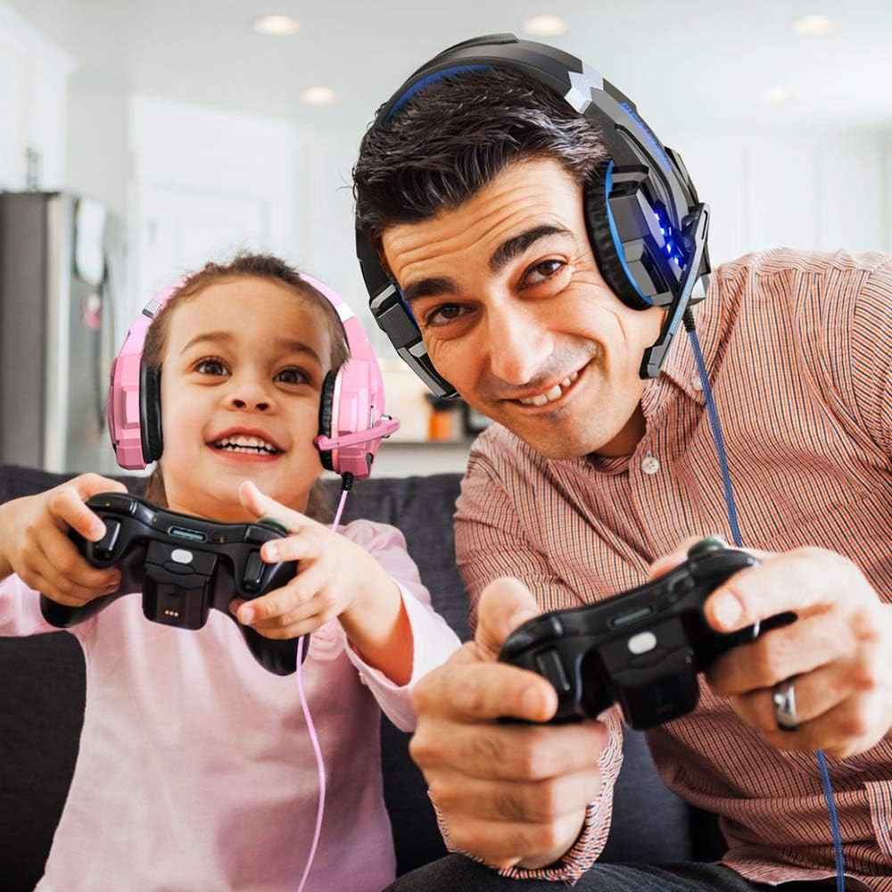 BENGOO G9000 Stereo Gaming Headset for PS4, PC, Xbox One, PS5 Controller with Noise Cancellation