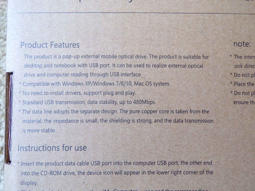 Slim External Optical Drive ODD & HDD - t3