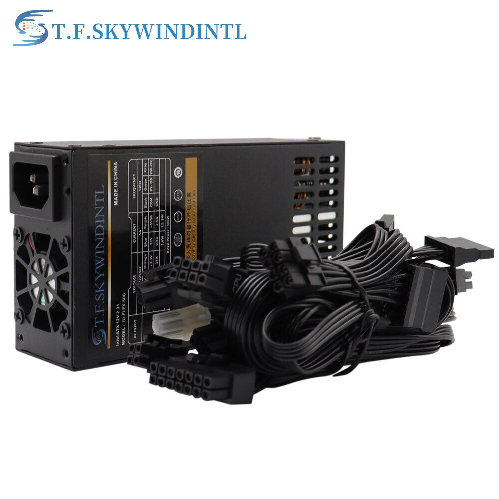 Flex 500W Mini ITX ATX 1U Fully Modular Power Supply for POS AIO Systems