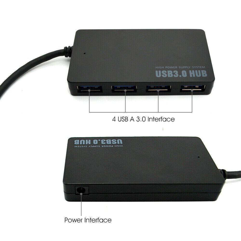 Ultra-Fast Type-C 4-Port HUB - Connectivity Booster