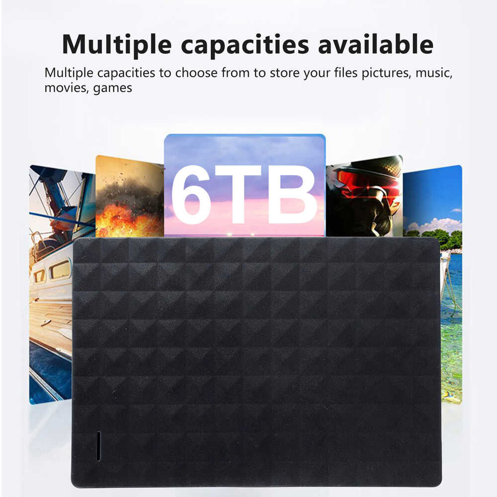 High-Speed Portable USB 3.0 External Hard Drive with Massive Storage Capacity