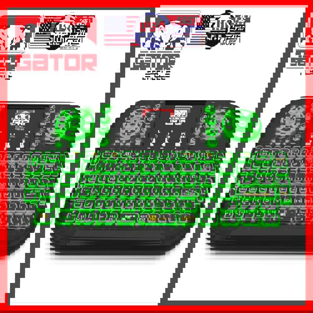 Compact Wireless Bluetooth Keyboard with Integrated Touchpad for Smart-TV, Android TV, and PC