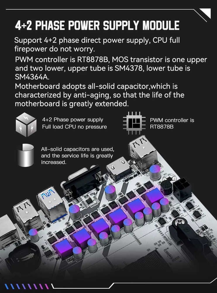 MACHINIST B450 AM4 Motherboard with Dual-channel DDR4 Memory Support