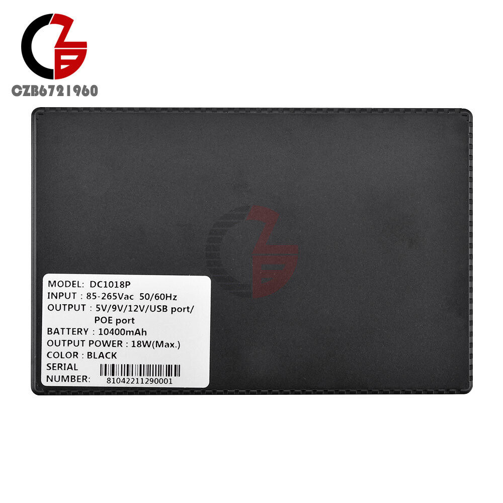 10400mAh Portable UPS Power Supply for WiFi Routers