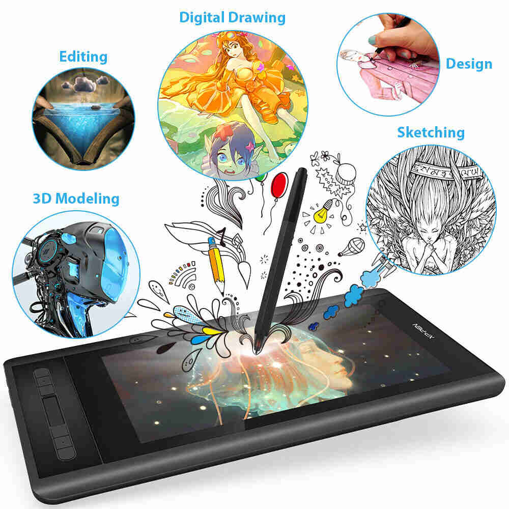 XP-Pen Artist 12 11.6 Inch Graphic Drawing Tablet with Battery-free Stylus
