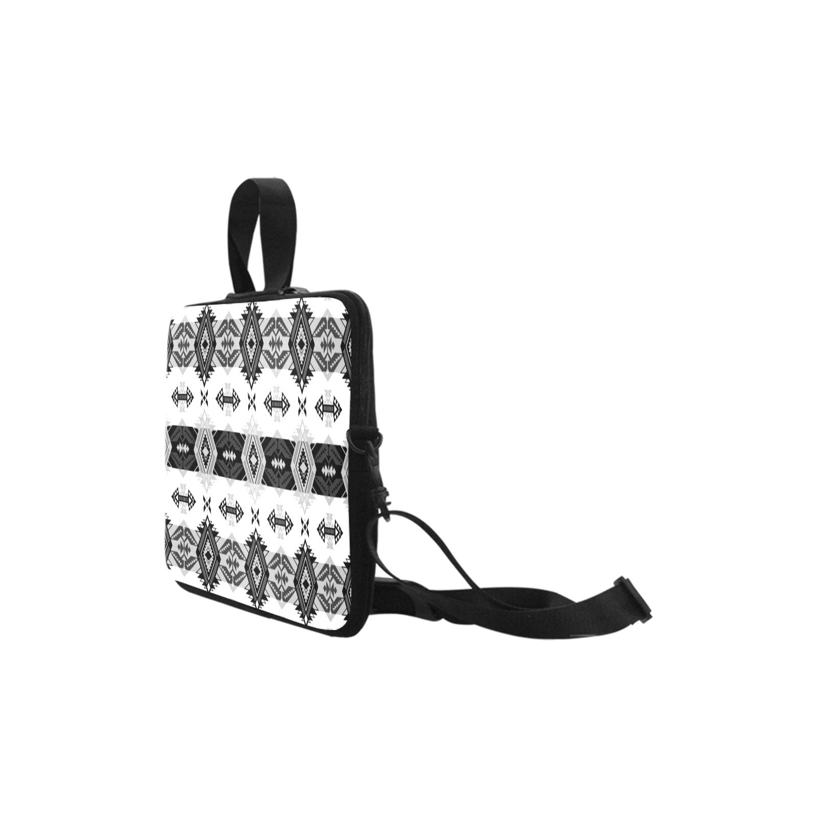 Sovereign Nation Black and White Laptop Handbag