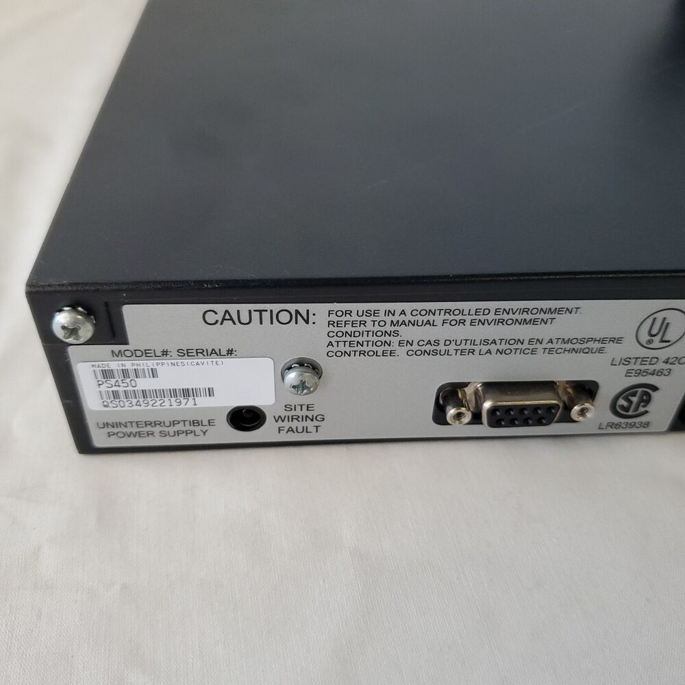 APC PowerStack PS450 UPS Power Supply - No Battery/Ears