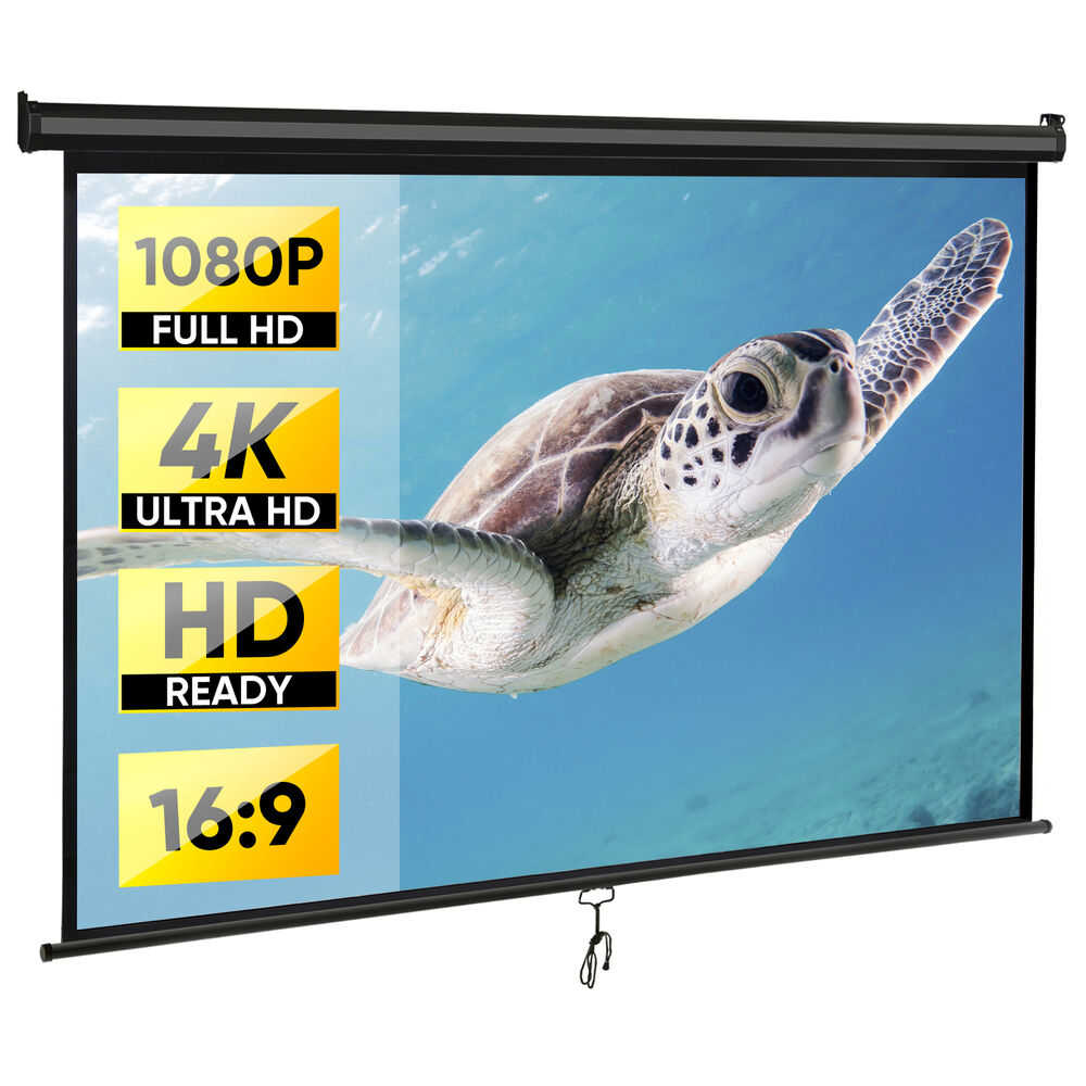 80 Inch 16:9 HD Projector Screen for Home Cinema