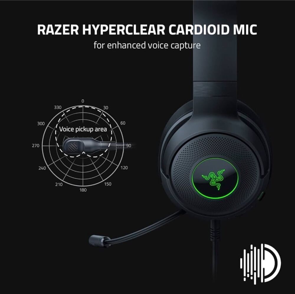Razer Kraken V3 X Gaming Headset for PC, Mac, and Playstation - Brand New