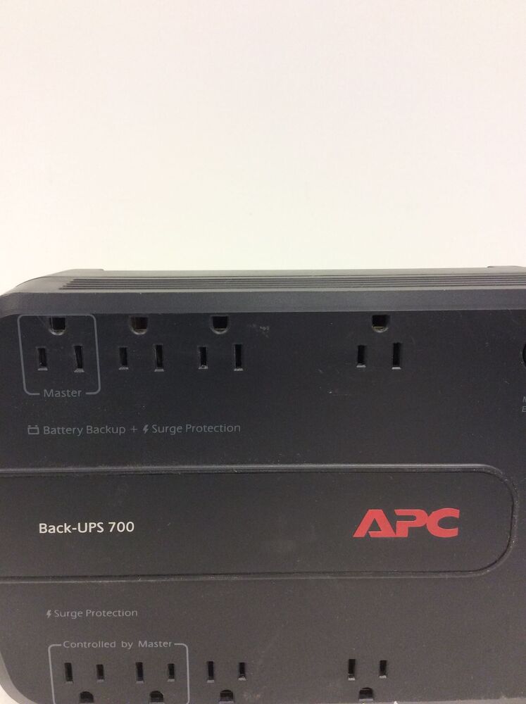 Apc Back-Ups 700 Power Supply BN700MC with 8 Power Vault Outlets and 1 USB