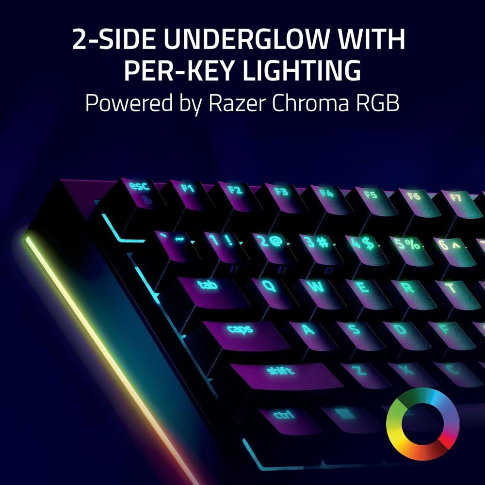 Razer BlackWidow V4 Pro 75% Wireless Gaming Keyboard - Certified Refurbished