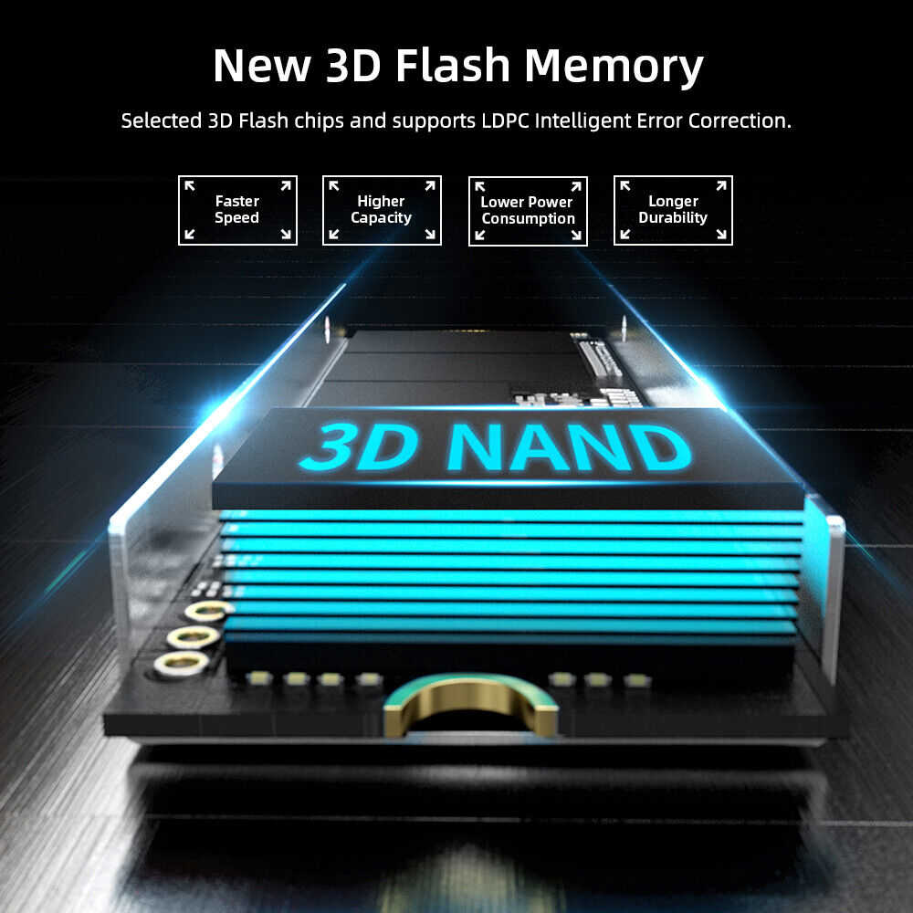 Netac 500GB M.2 PCIe 4.0 Gen 4x4 NVMe SSD for PC and PS5