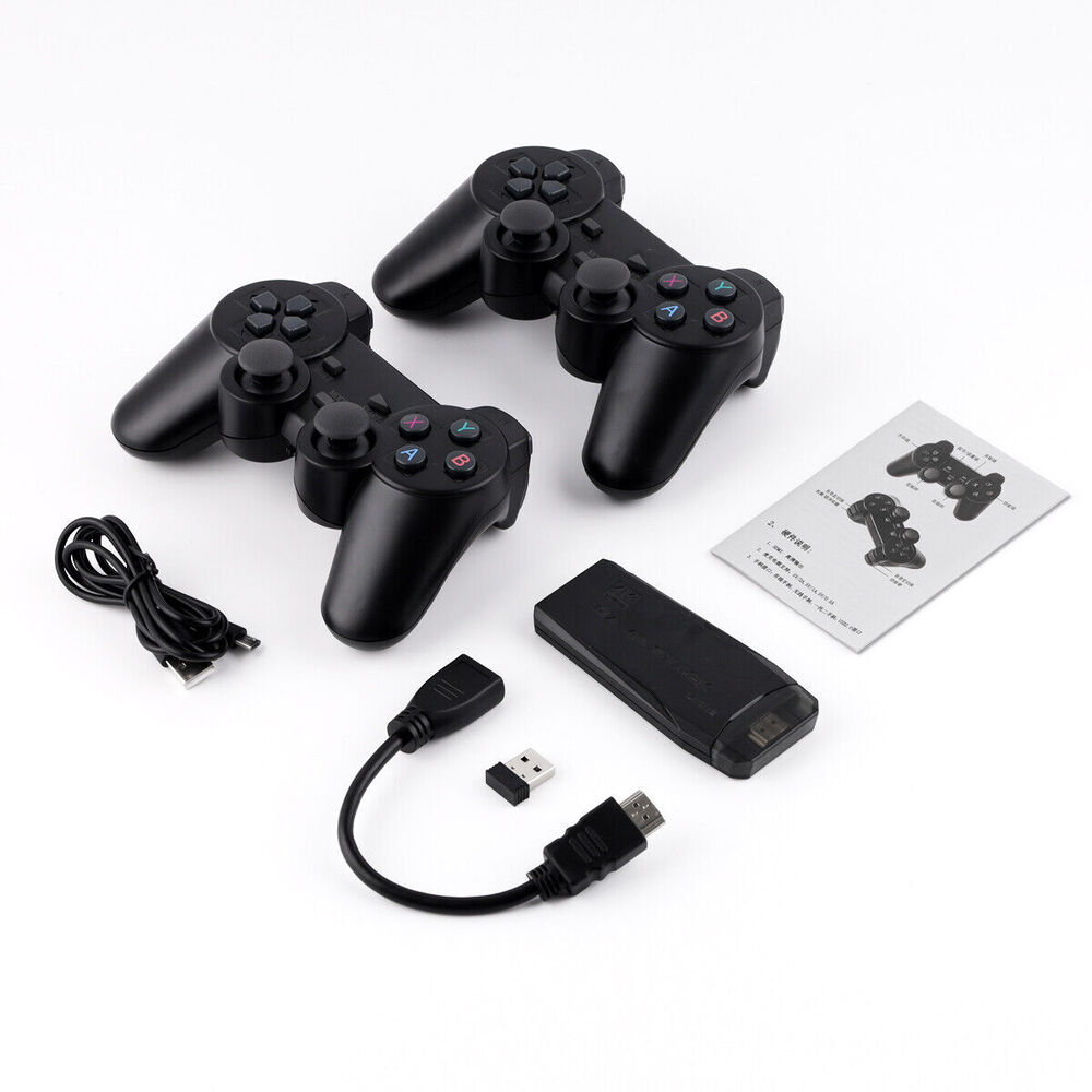 4K HDMI TV Game Stick with 64GB Storage and 30000+ Games