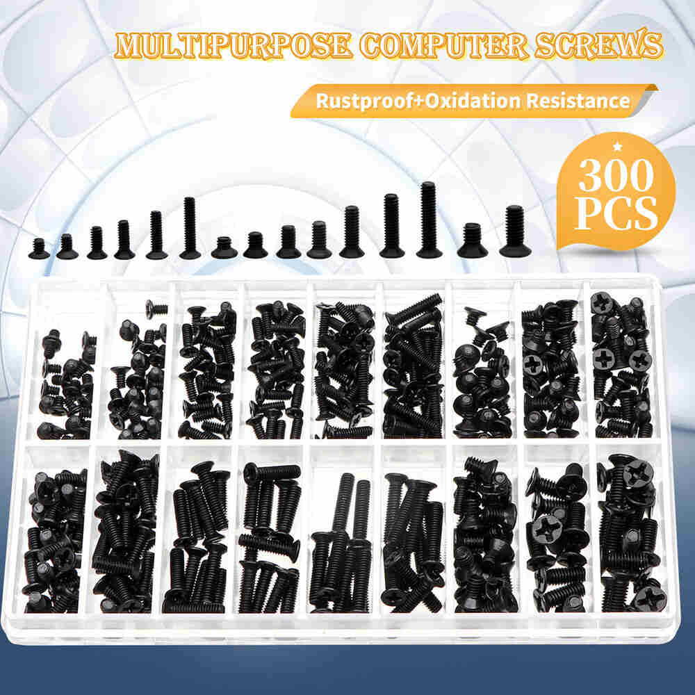 300 Pcs Assorted Screw Set for Electronic Repairs