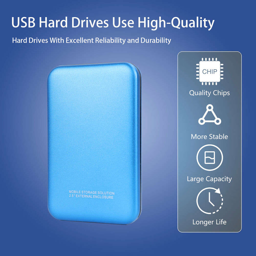 High-Speed Portable USB External Hard Drive