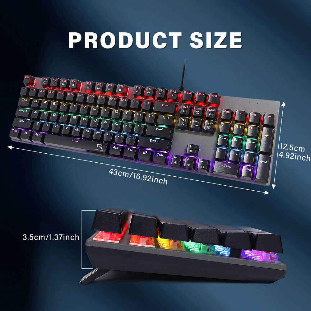RGB Backlit Mechanical Gaming Keyboard