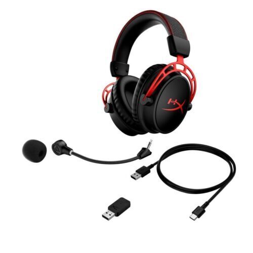 HyperX Cloud Alpha Wireless Gaming Headset for PC - Black Red