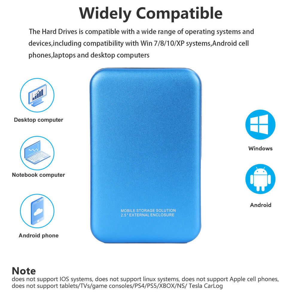High-Speed Portable USB External Hard Drive