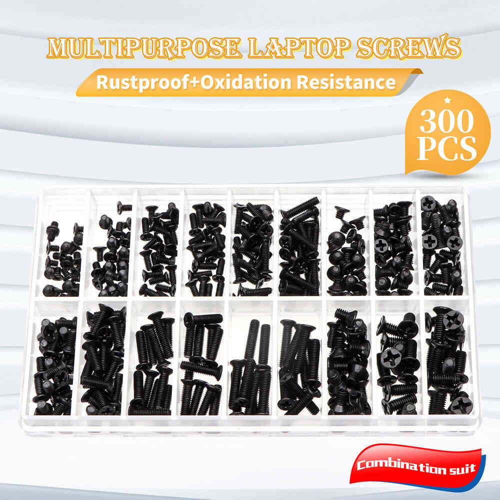 300 Pcs Assorted Screw Set for Electronic Repairs