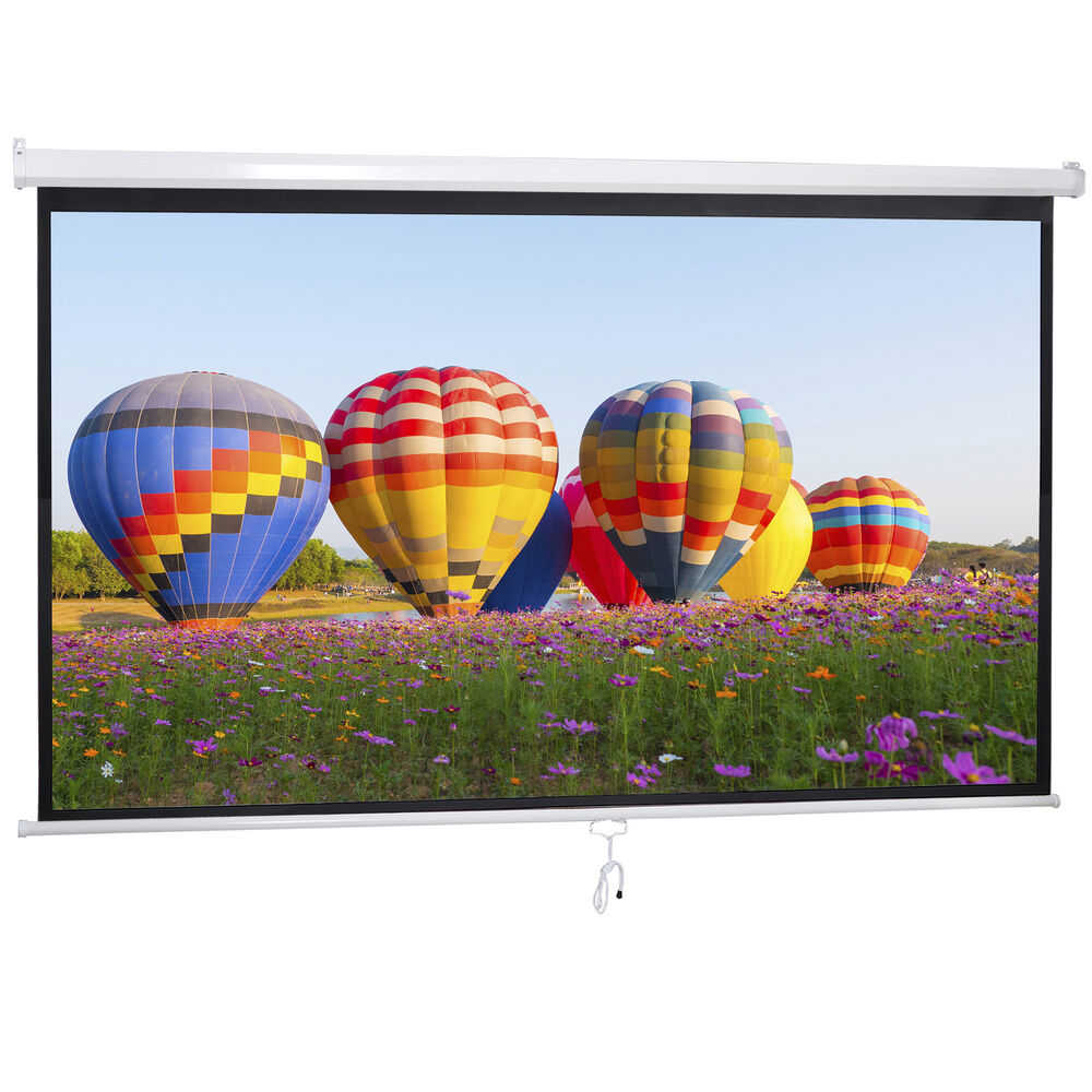 16:9 HD Diagonal Projection Screen for Home Theater