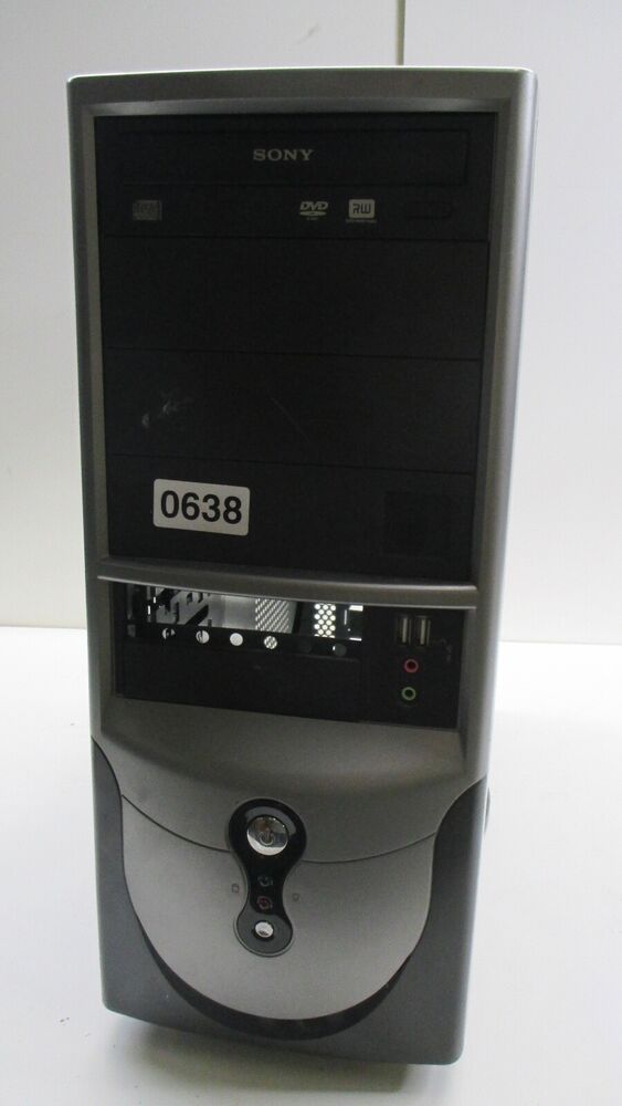 Retro Black Sleeper Desktop Case with 430W Power Supply