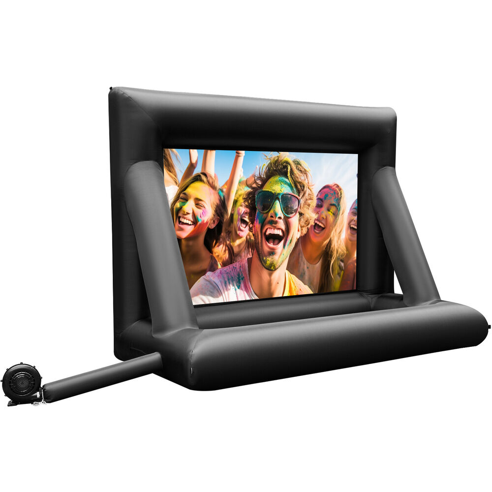 VEVOR 24FT Inflatable Outdoor Movie Projector Screen with Blower
