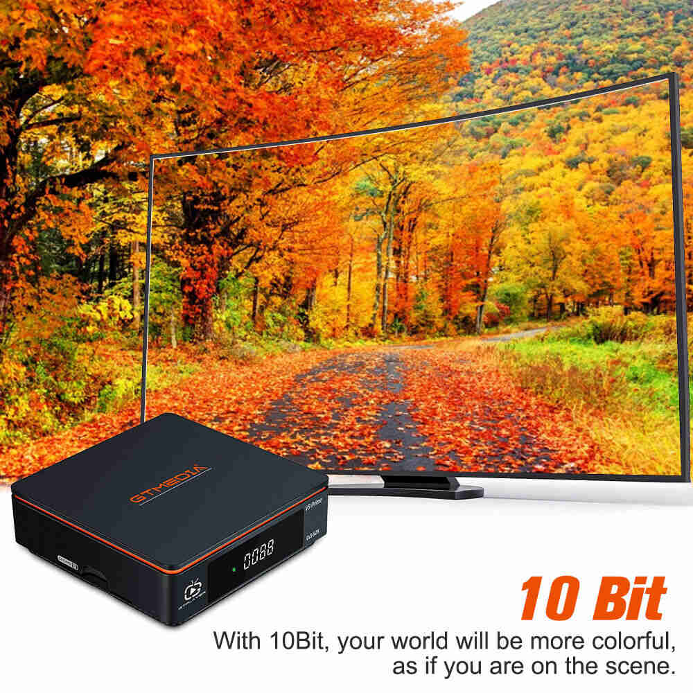 Advanced DVB-S/S2/S2X Satellite Receiver with HDMI, WIFI, and DVR Functionality