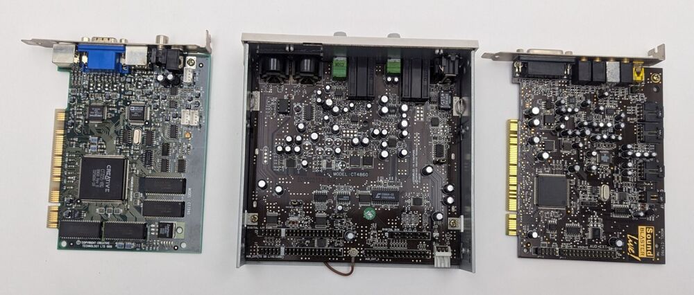 VTG 1999 Creative Live! Drive PCI Audio Interface Bundle