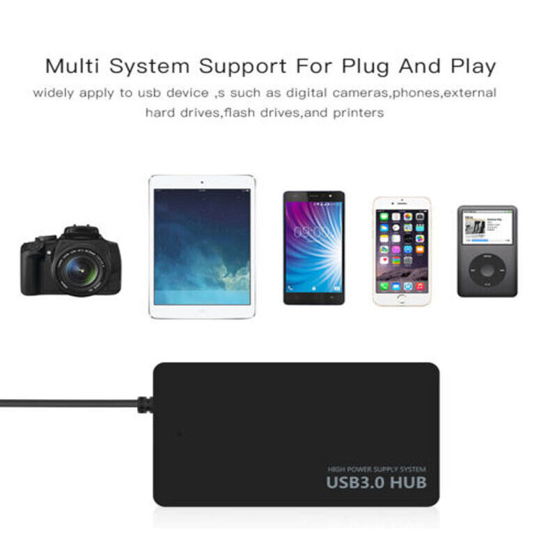 Portable 4-Port USB 3.0 Hub