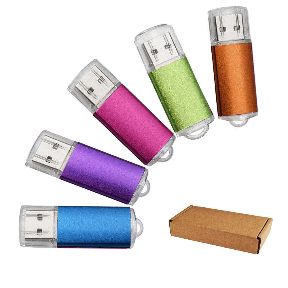 High-Capacity USB Flash Drives - 1GB to 128GB