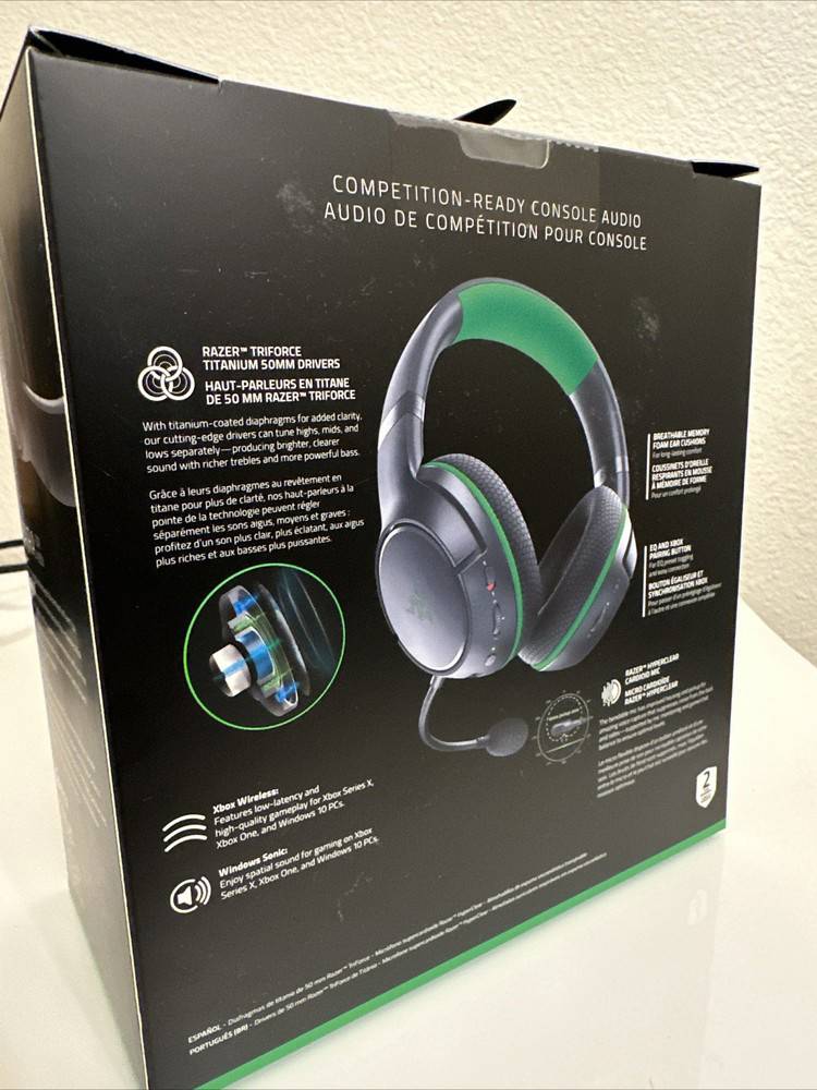 Razer Kaira Wireless Gaming Headset for Xbox Series X|S, Xbox One - Black
