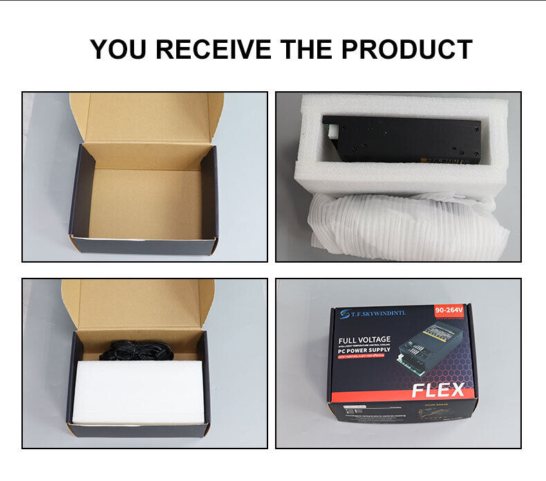 Flex 500W Mini ITX ATX 1U Fully Modular Power Supply for POS AIO Systems