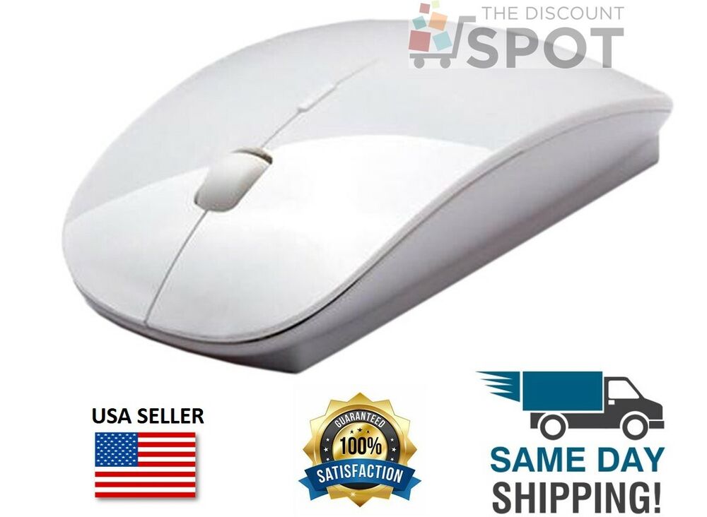 2.4GHz USB Wireless Optical Mouse for Apple Mac, Macbook Pro, Air, and PC