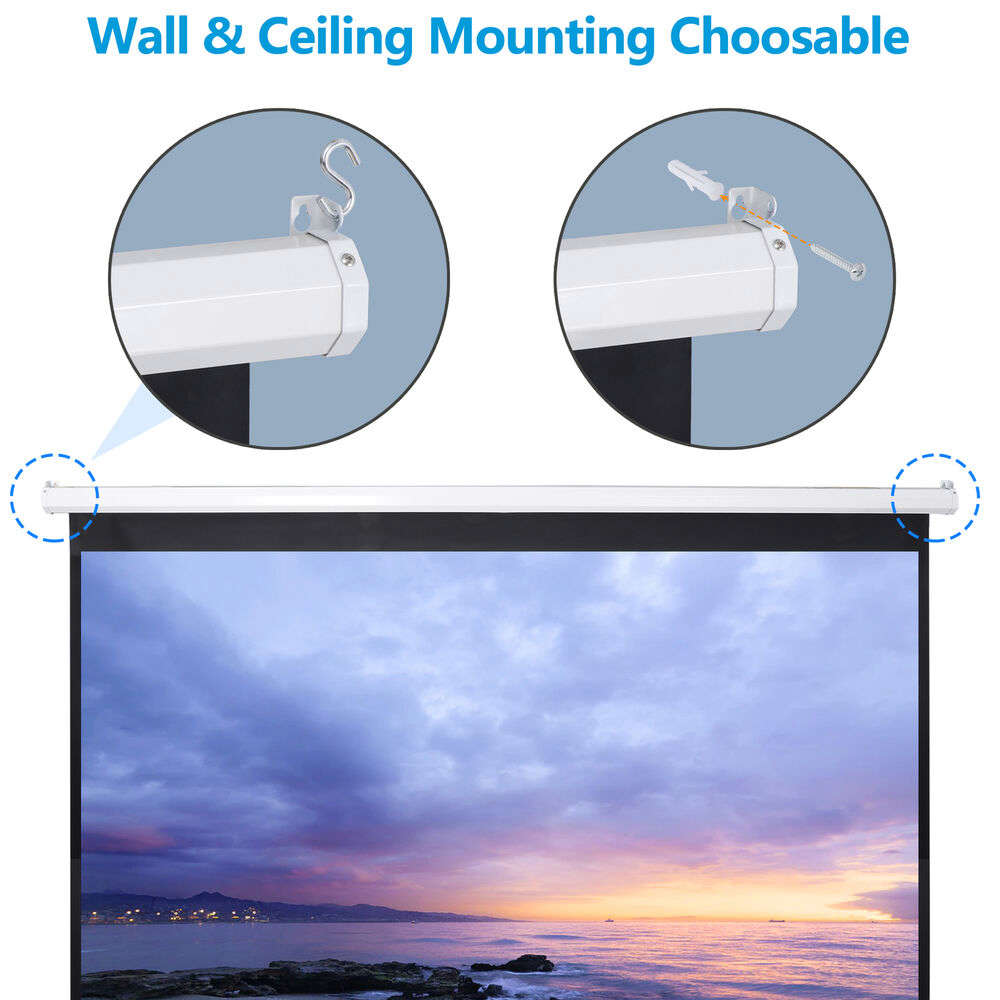 16:9 HD Diagonal Projection Screen for Home Theater