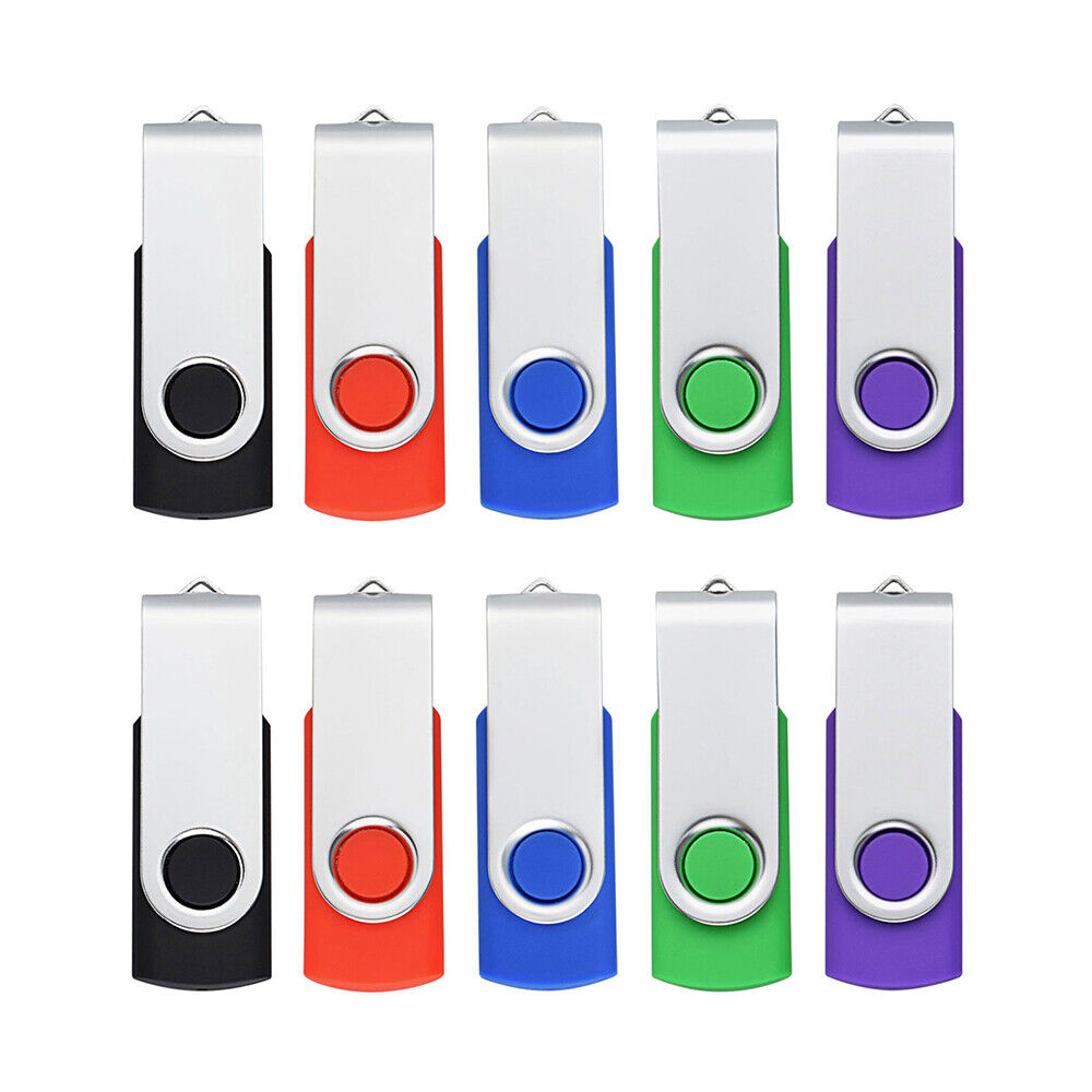High-Capacity USB Flash Drives - 1GB to 128GB