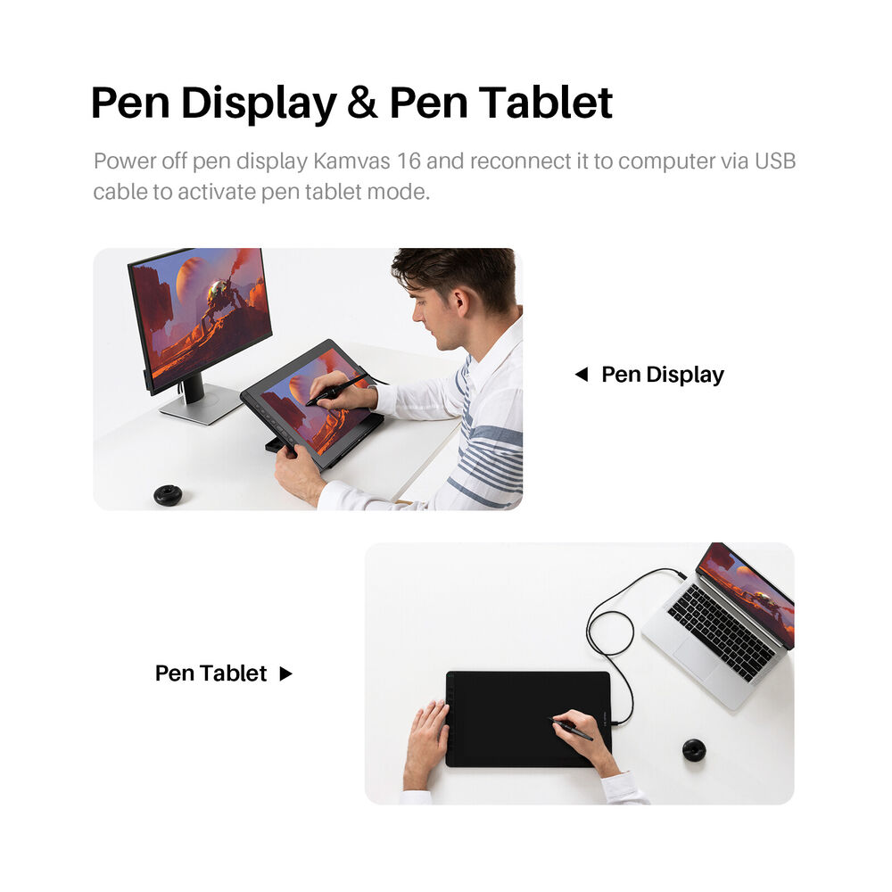 HUION Kamvas 16 (2021) 15.6-inch Graphics Drawing Monitor - Refurbished