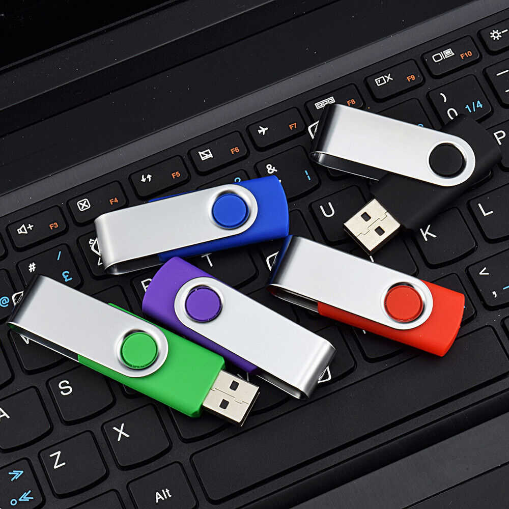 High-Capacity USB Flash Drives - 1GB to 128GB